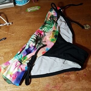 OP Ocean Pacific Bottom Tropical Side Ties M (7-9)